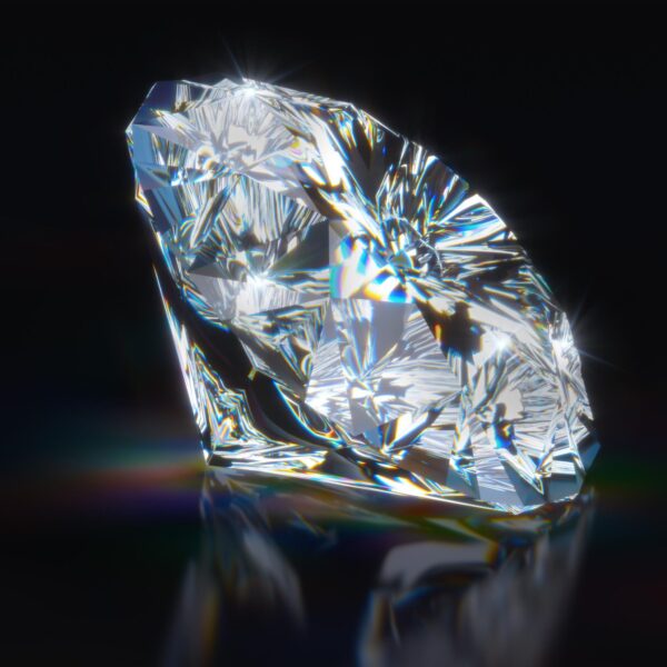 Diamond On Black Reflective Background 2024 10 13 10 52 30 Utc