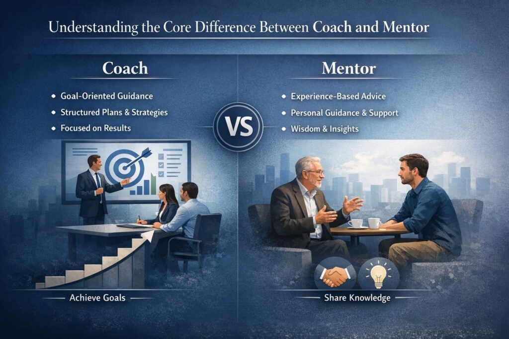 Difference Between Coach and Mentor: Key Distinctions Explained