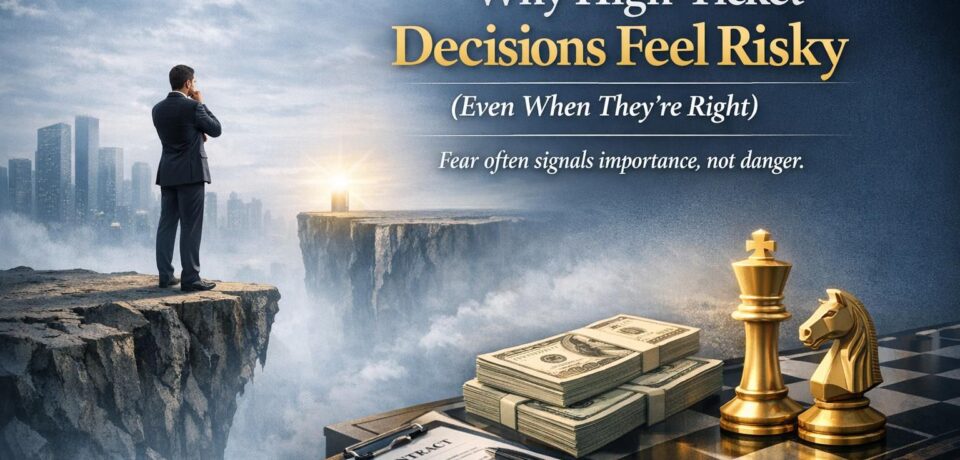 high ticket decision fear