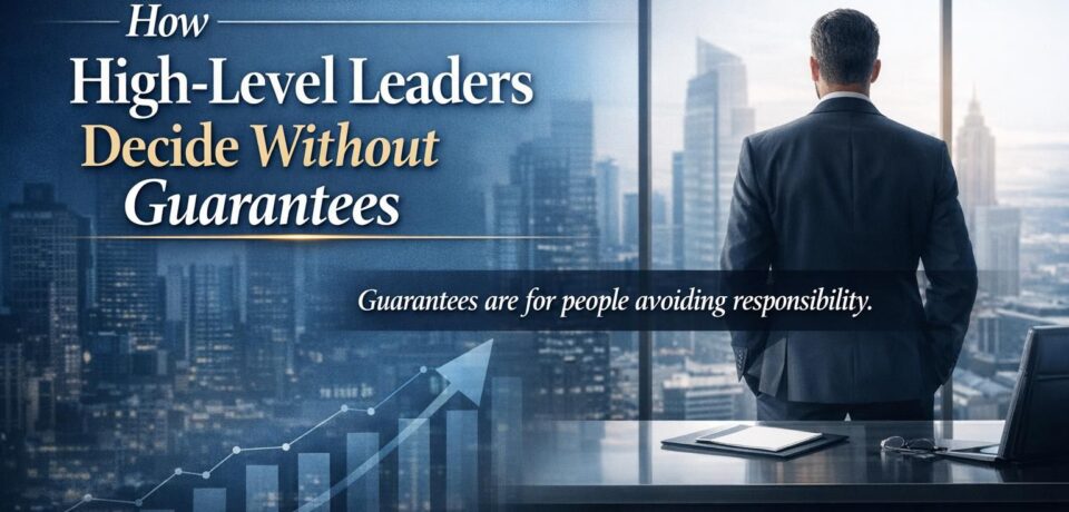 decisions without guarantees