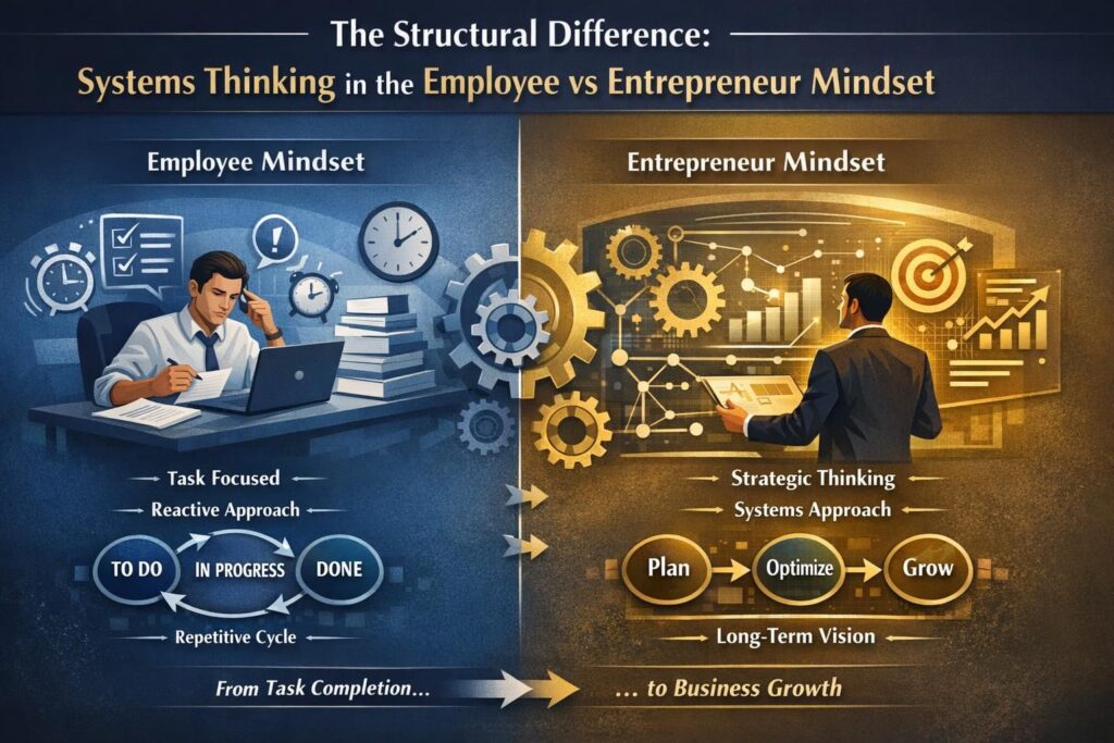 employee vs entrepreneur mindset