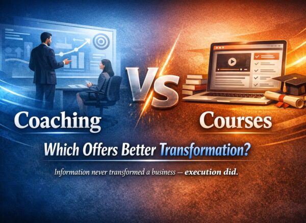 coaching vs courses coaching vs courses